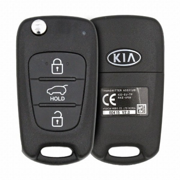 Genuine Kia Rio 2011 2017 Flip Key Remote 433MHz