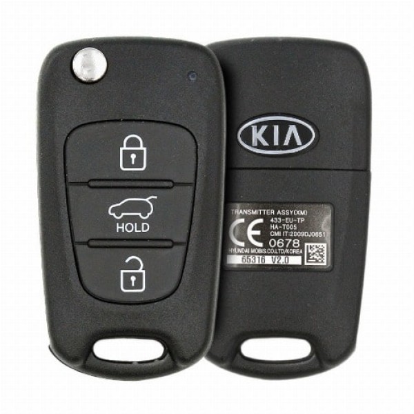 Orijinal Kia Sorento 2009 2012 Çevirme Anahtarı Uzaktan Kumanda 433MHz