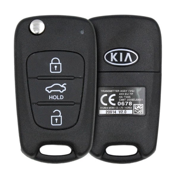 Genuine Kia Cadenza 2011 2012 Flip Key Remote 433MHz