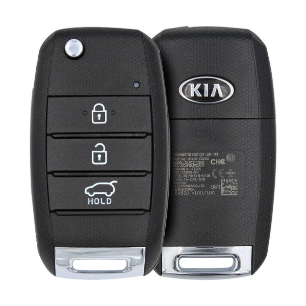 Genuine Kia Sonet 2021 2022 Flip Key Remote P/N: 95430-CC000 433MHz