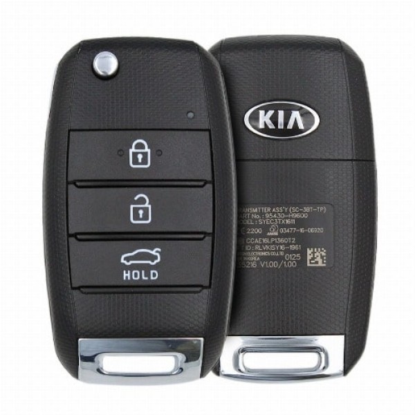 Orijinal Kia Rio 2018 2019 Çevirme Anahtarı Uzaktan Kumanda 433MHz