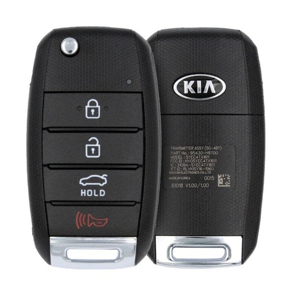 Orijinal Kia Rio 2018 2021 Çevirme Anahtarı Uzaktan Kumanda 433MHz