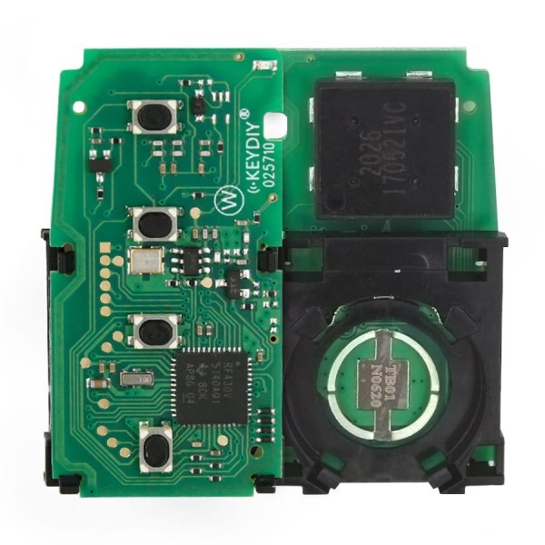 KeyDiy لوحة القرب العالمية مفتاح التحكم عن بعد 4 أزرار 8A المستجيب