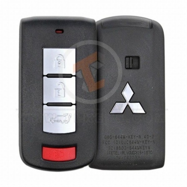 Chave remota de proximidade inteligente Mitsubishi Outlander 2014 2020 genuína P/N: 8637A817