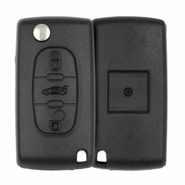 Peugeot 307 2006 2011 Flip Key Remote 433MHz 3 Buttons