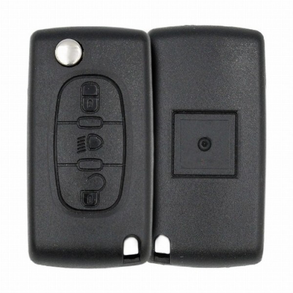 Peugeot 307 2011 2014 Flip Key Remote 433MHz 3 Buttons