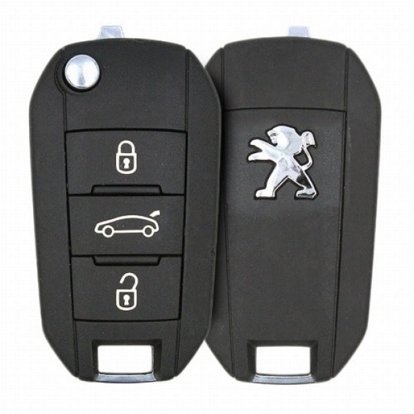 Original Peugeot 508 2014 2018 Flip Key Remote 433MHz