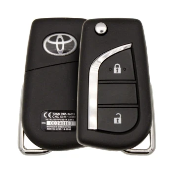 Mando Abatible Original Toyota Hilux Fortuner 2017 2019 2 Botones 433MHz