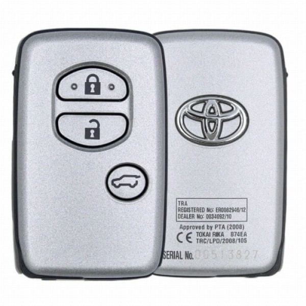 Orijinal Toyota Land Cruiser 2010 2017 Akıllı Yakınlık Uzaktan Kumanda Anahtarı...