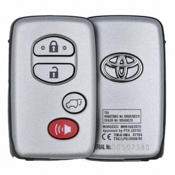 Orijinal Toyota Land Cruiser 2013 2015 Akıllı Yakınlık Uzaktan Kumanda Anahtarı...