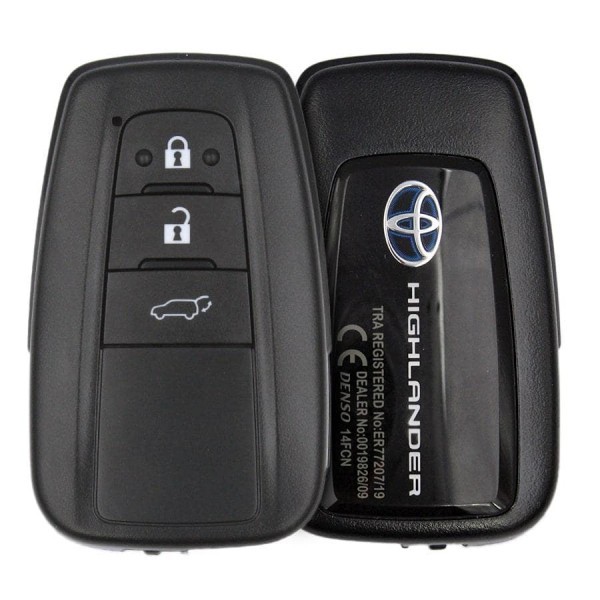 Genuine Toyota Highlander 2020 2022 Smart Proximity Remote Key