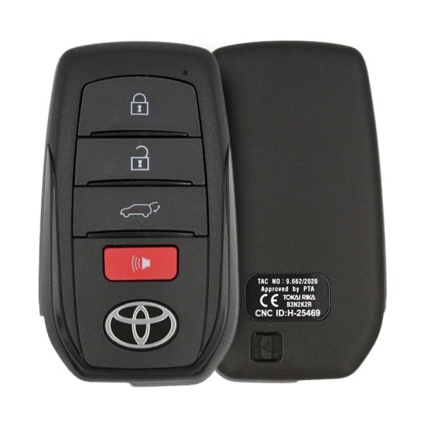 Orijinal Toyota Land Cruiser 2022 2023 Akıllı Yakınlık Uzaktan Kumanda Anahtarı...