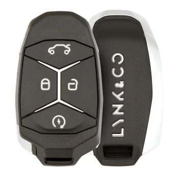 Chave remota de proximidade inteligente original para LYNK&CO 2017 2018 4 botões 433MHz
