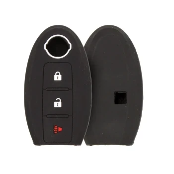 Nissan Smart Remote Key Silicon Cover 3 Buttons Black