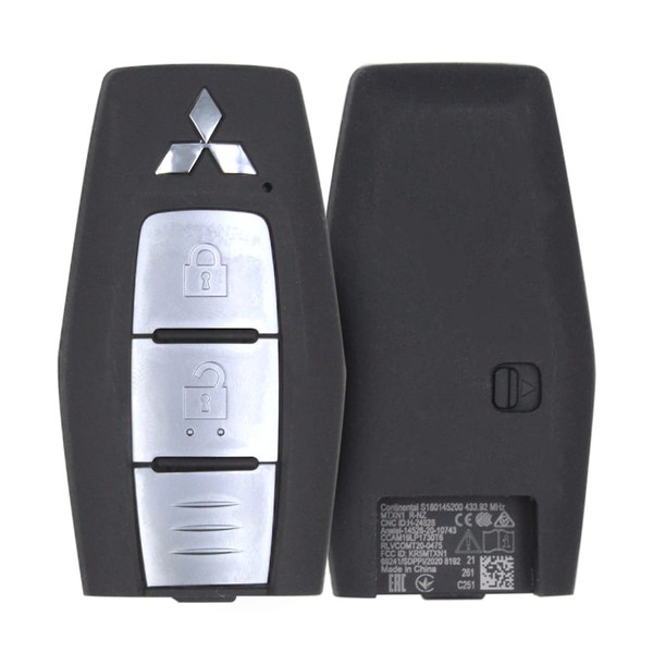 Original Mitsubishi Outlander 2021-2022 Smart Key Remote Shell 2 Buttons...