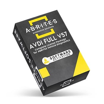 AVDI FULL V57 Complete License Package for ABRITES Vehicle Diagnostics