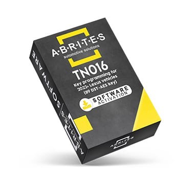 TN016 – Schlüsselprogrammierung 2022+ Lexus-Fahrzeuge (B9 DST-AES-Schlüssel)