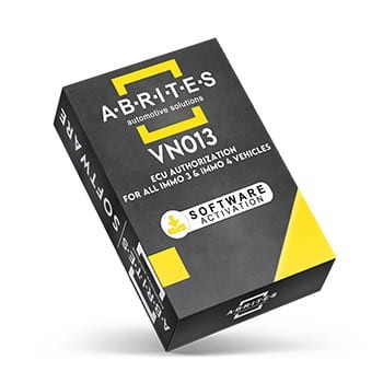 VN013 ECU AUTHORIZATION FOR ALL IMMO 3 AND IMMO 4 VEHICLES