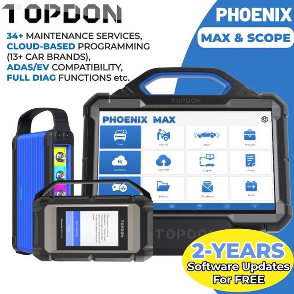 TOPDON Phoenix Max: Профессиональная диагностика авто