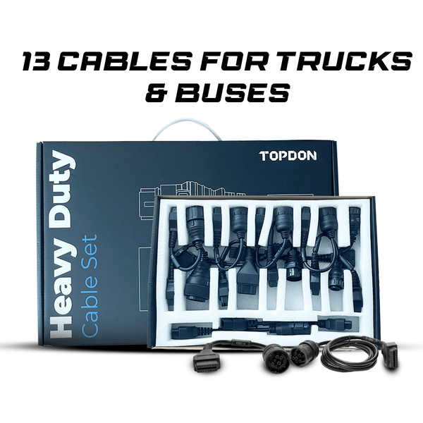 TOPDON Truck & Bus Diagnostic Cables ( ONLY CABLES)