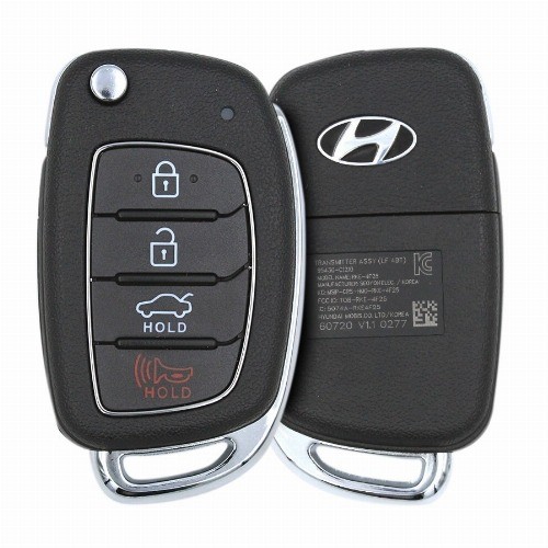 Genuine Hyundai Sonata Flip Key Remote 2018 433MHz