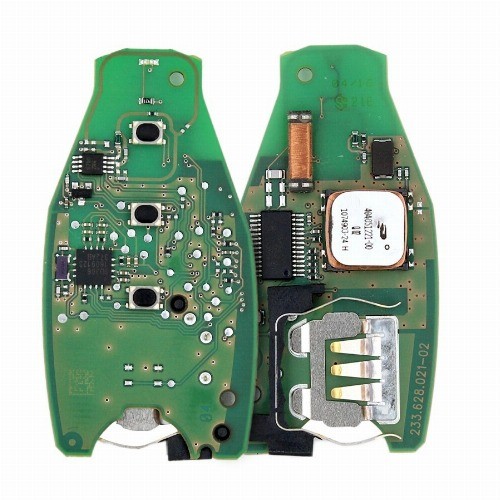 Télécommande d'origine Volkswagen Touareg 2013-2018 PCB 3 boutons 868 Mhz Hitag(VAG) PCF7945AC