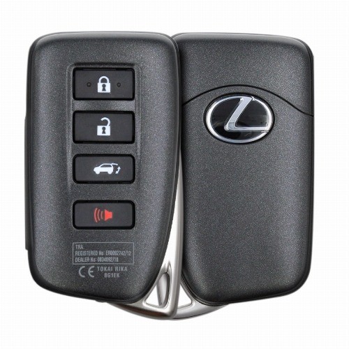 Chave remota de proximidade inteligente Lexus ES genuína P/N: 89904-78650 433MHz