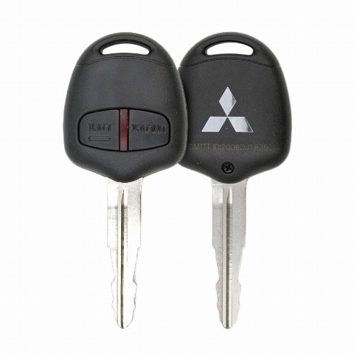 Original Mitsubishi Lancer Head Key Remote 2008 2012 433MHz 2 Buttons