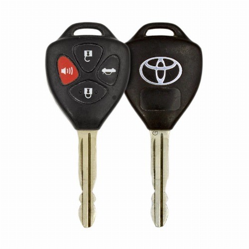 Head Key Remote Toyota Camry Corolla 2008 433MHz 4 Buttons Refurbished